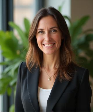 Portrait of Emily Warren, Head of Procurement at Outback Harvest